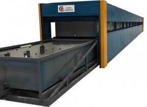 Continua Glass Bending horno