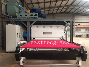 2440x3660mm convection glass tempering machine deliver to Saudi Arabia