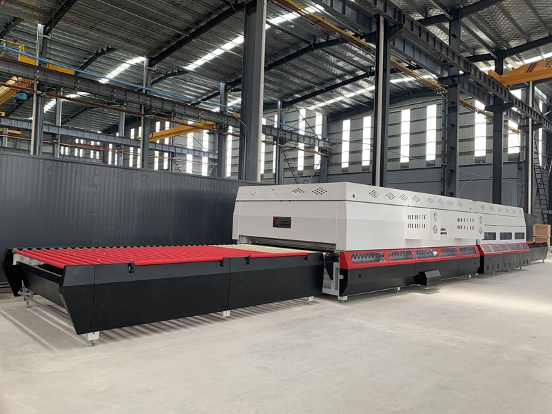 Force convection glass tempering furnace SH-FA2442 ready for Turkey customr