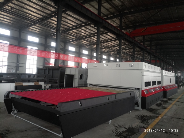 New ready glass tempering furnace for Iraq client