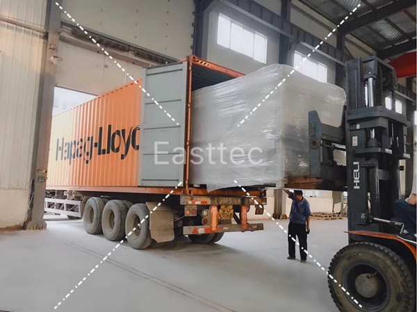 A small tempering furnace delivered to customer abroad