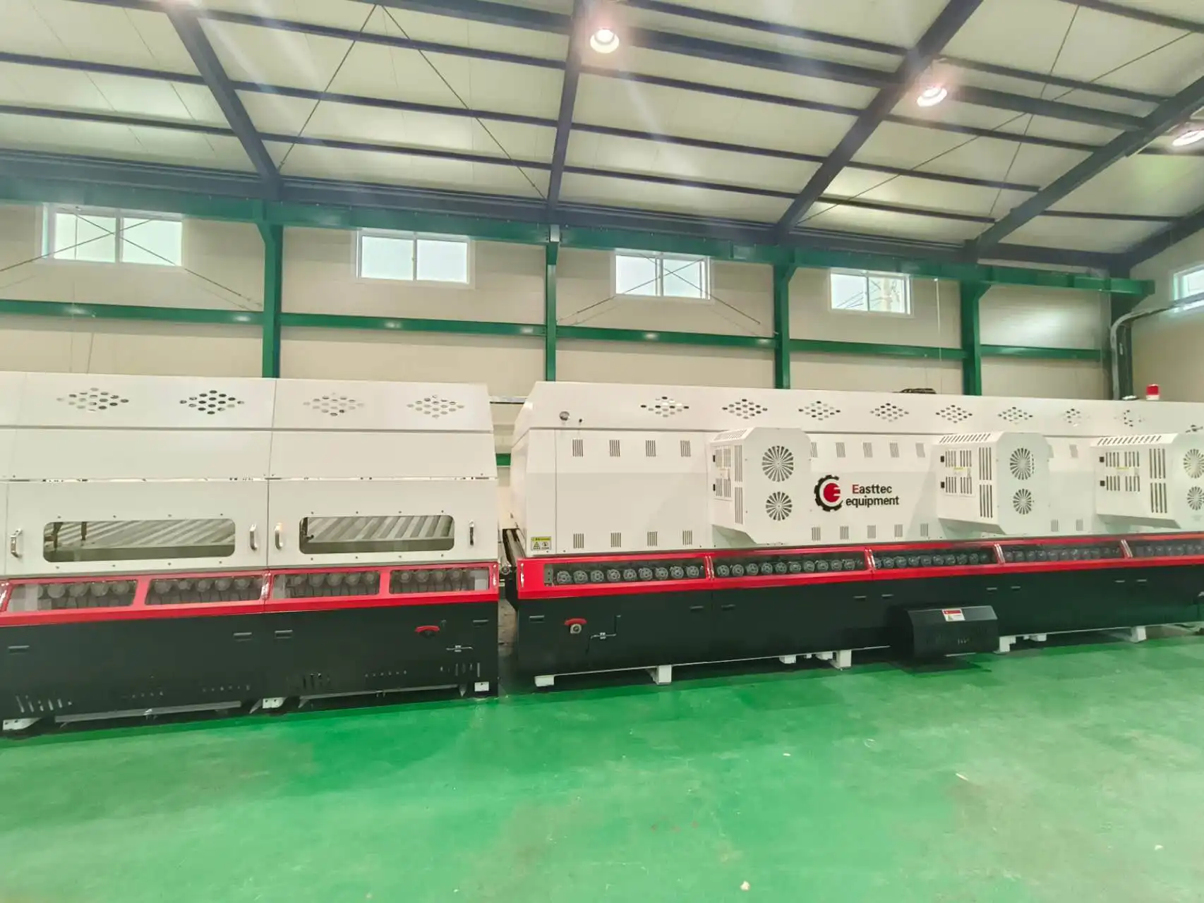 Easttec convectional glass tempering machine 