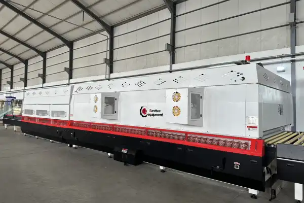 Easttec Top Convection Flat Glass Toughening Equipment Easttec Top Convection Flat Glass Toughening Equipment