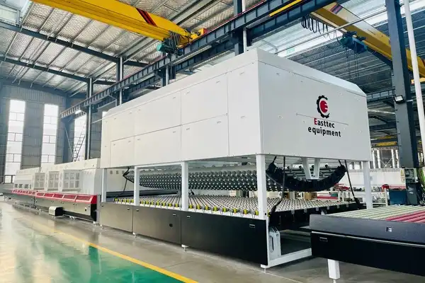 EasttecTop Convection Curved Glass Tempering Machine with Flexible Roller EasttecTop Convection Curved Glass Tempering Machine with Flexible Roller