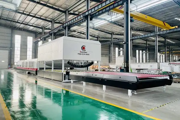 Easttec Convection Flexible Roller Flat & Bend Glass Tempering System