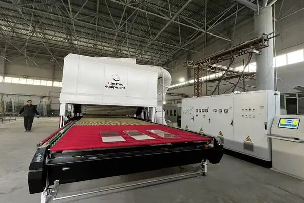 Easttec Convection Hard Roller Flat & Bend Glass Tempering System